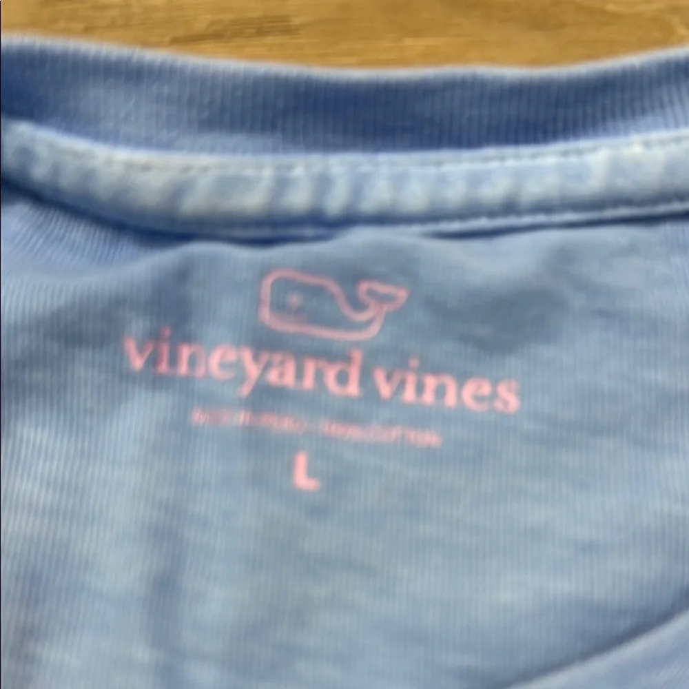 Vineyard Vines Blue and Pink Ombré Short Sleeve Tee - Picture 4 of 4